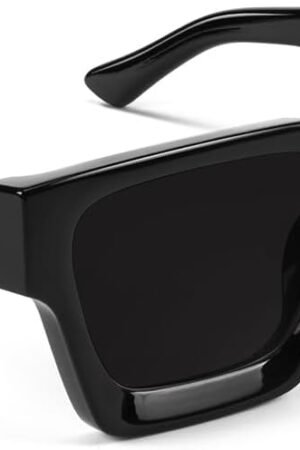 Trendy Square Sunglasses for Men Women Fashion Thick Rectangle Sun Glasses UV Protection Shades Designer Style
