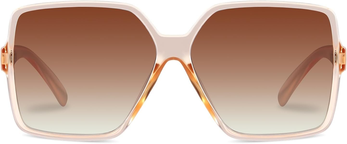 Oversized Square Sunglasses for Women Men Big Fashion Shades