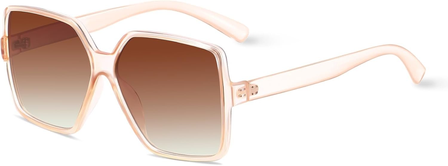 Oversized Square Sunglasses for Women Men Big Fashion Shades - Image 2