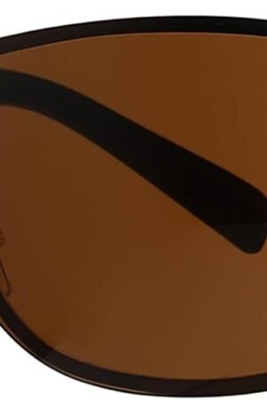 Fashion Oversized  Sunglasses for Women Men Luxury Wrap Around Shield Sun Glasses Trendy Rimless Shades