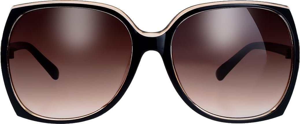 Women's Oversized Square Cat Eye Hybrid Butterfly Fashion Sunglasses - Exquisite Packaging - Image 2