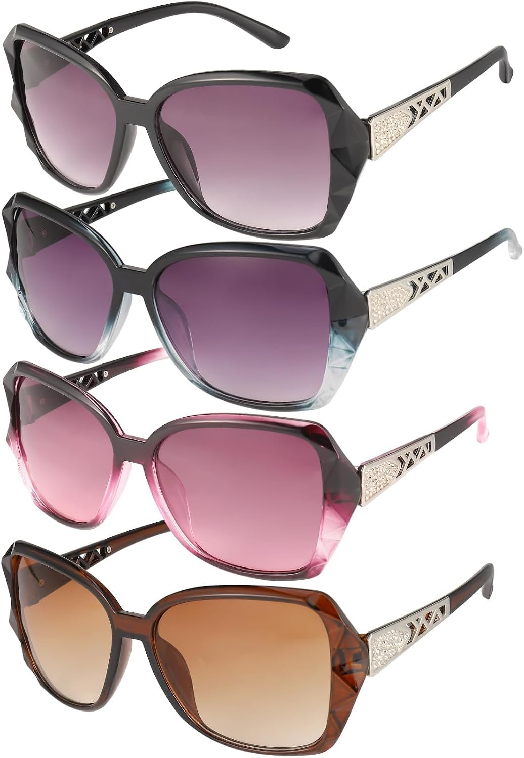 Women Oversized Sunglasses UV400 Protection Lens Sun Glasses