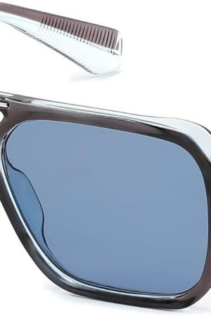 Retro Square Aviator Sunglasses for Men Women