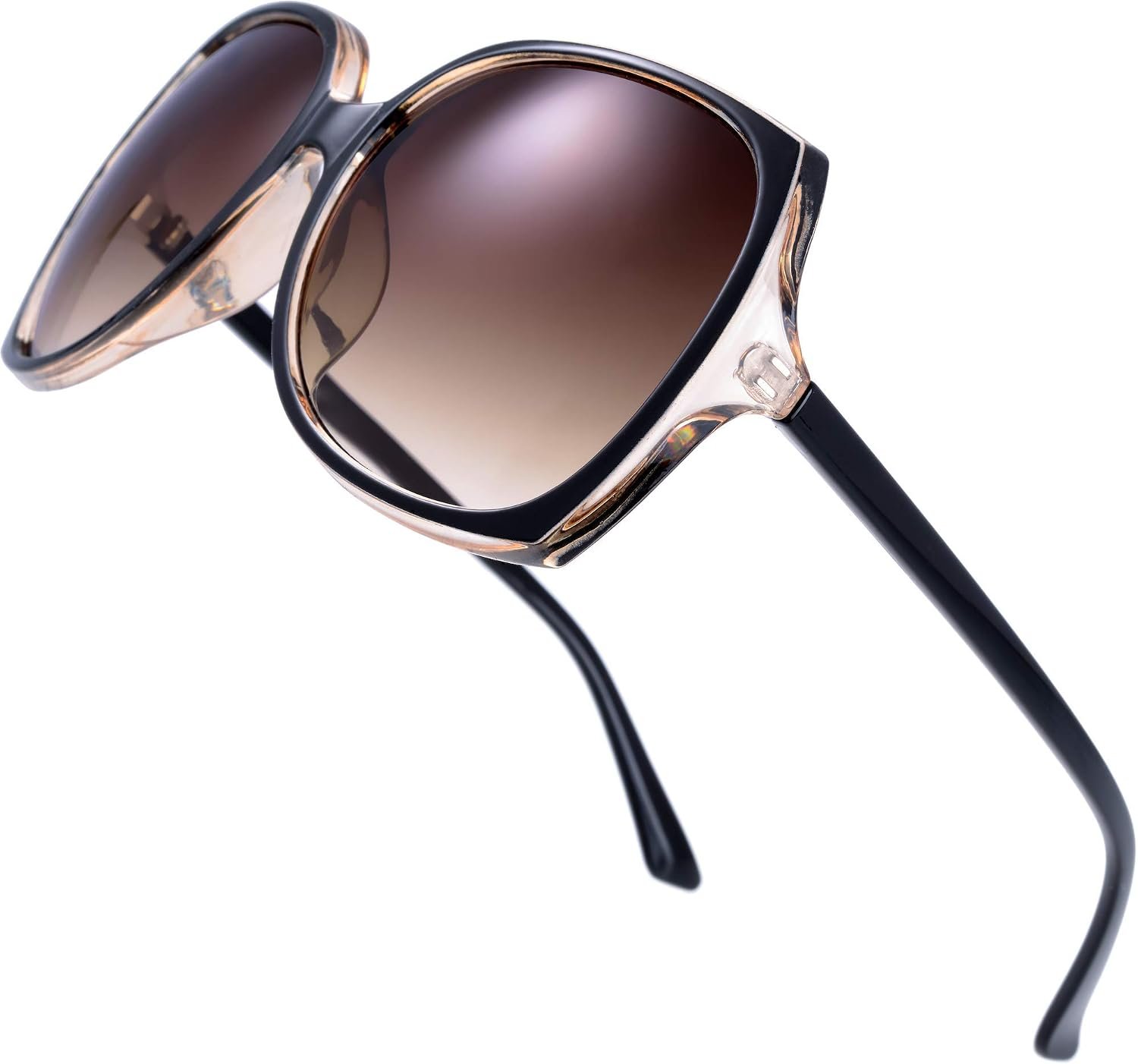 Women's Oversized Square Cat Eye Hybrid Butterfly Fashion Sunglasses - Exquisite Packaging